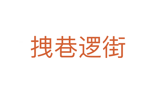 拽巷逻街