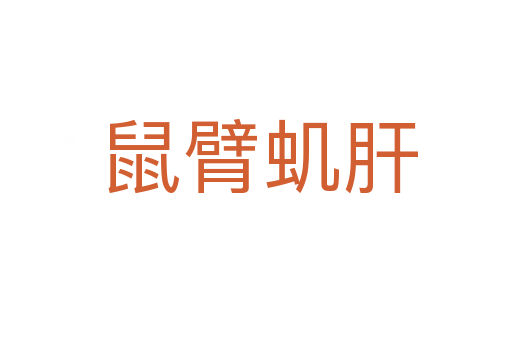 鼠臂虮肝