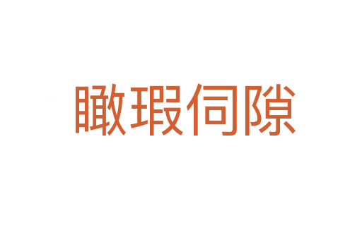 瞰瑕伺隙