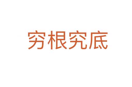 穷根究底