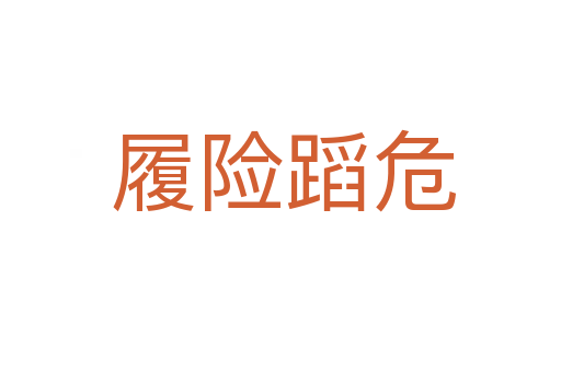 履险蹈危