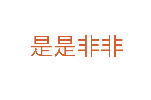 是是非非