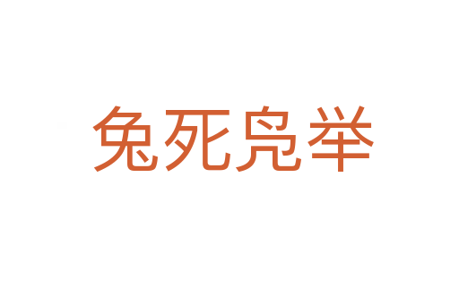 兔死凫举