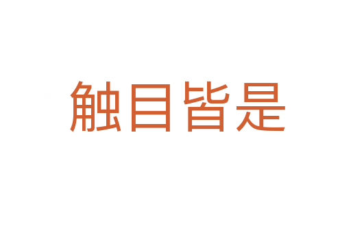 触目皆是