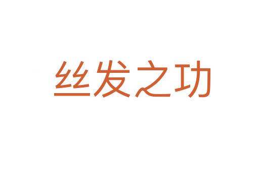 丝发之功