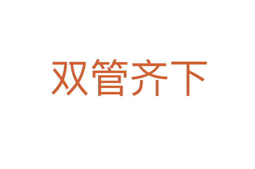 双管齐下