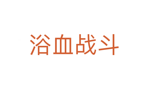浴血战斗