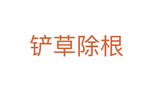 铲草除根