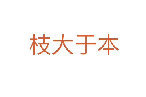 枝大于本