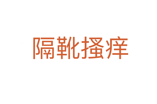 隔靴搔痒