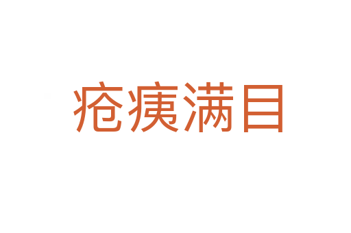 疮痍满目