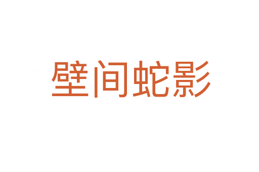 壁间蛇影