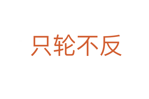 只轮不反