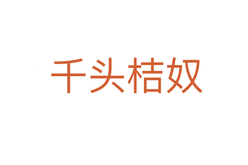 千头桔奴