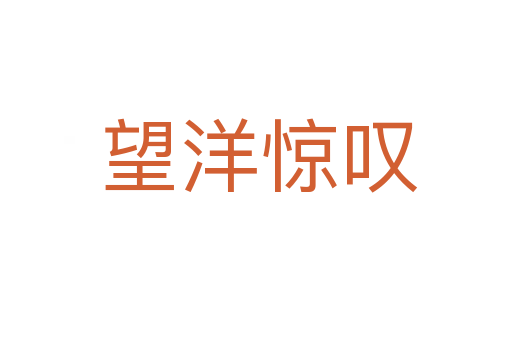 望洋惊叹