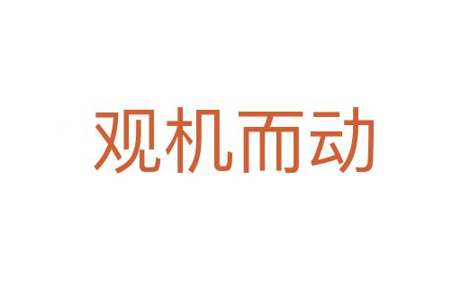 观机而动