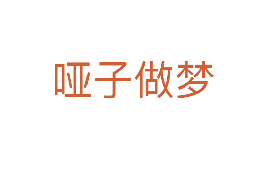 哑子做梦