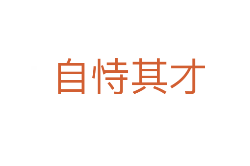 自恃其才