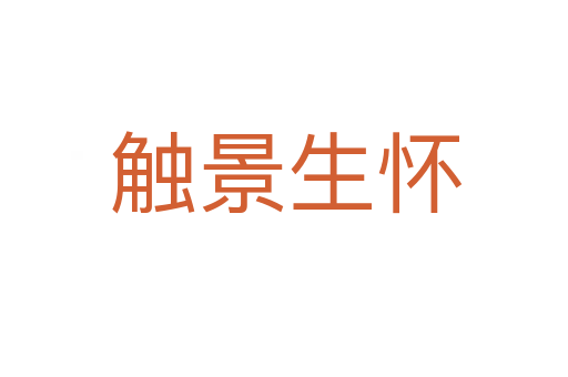 触景生怀