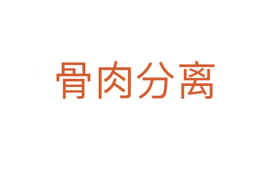 骨肉分离
