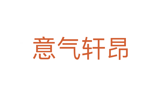 意气轩昂