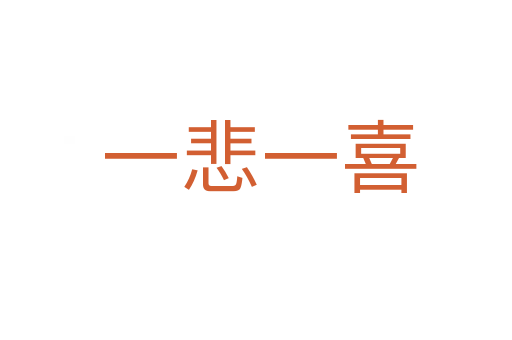 一悲一喜
