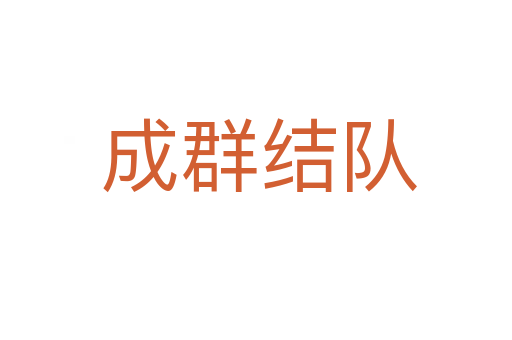 成群结队