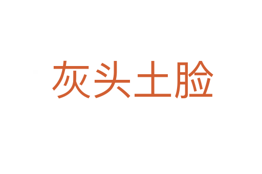 灰头土脸