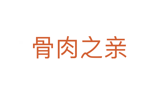 骨肉之亲