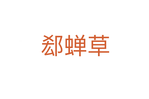 郄蝉草