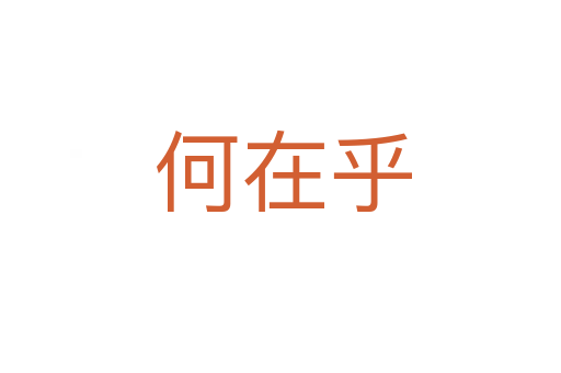 何在乎