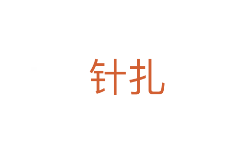 针扎