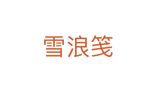 雪浪笺