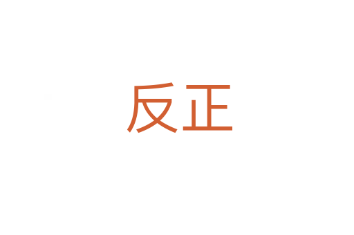 反正