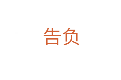 告负