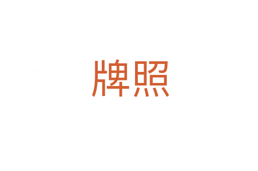 牌照