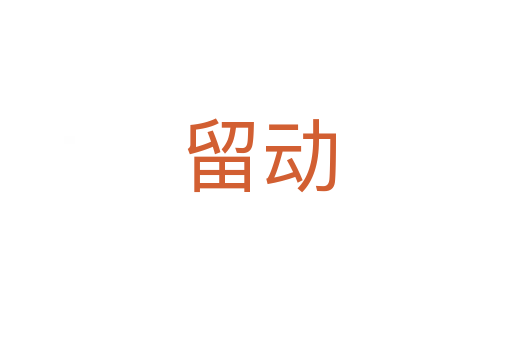 留动
