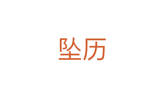 坠历