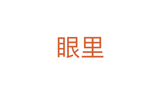 眼里