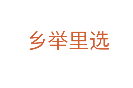 乡举里选