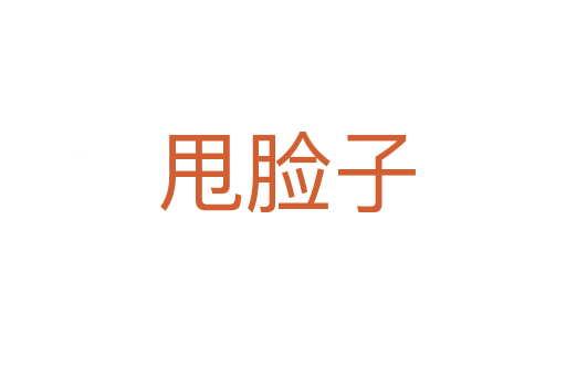 甩脸子