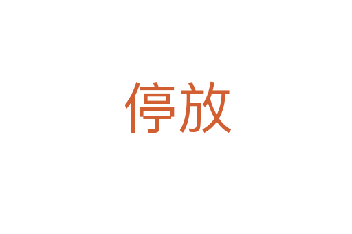 停放