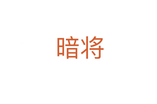 暗将