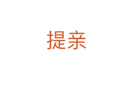 提亲