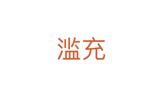 滥充