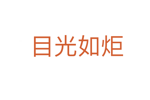 目光如炬