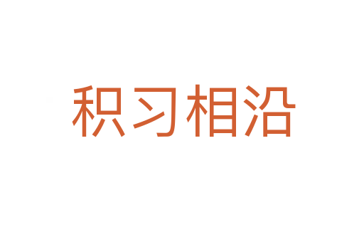 积习相沿