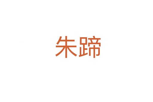 朱蹄