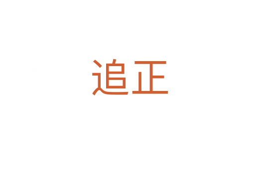 追正