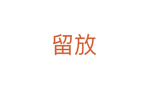 留放